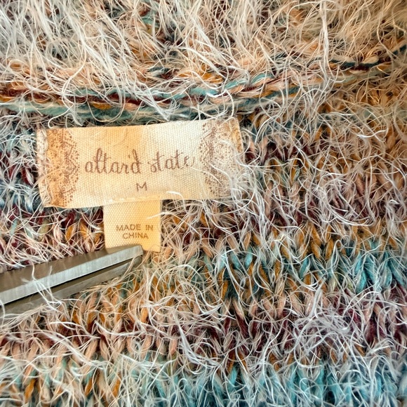 Altar'd State | Fuzzy Multicolored Cardigan Sweater - Picture 5 of 11